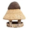Kölle Vogelhaus „Föhr“ Klein Mit Reetdach, Birke Natur, 68 Cm Hoch