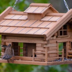 Vogelfutterhaus 'Almhütte 2.0', Braun, Holz -Garten Sicht Verkäufe 0910101449 Vogelfutterhaus Almhuette 4 96586