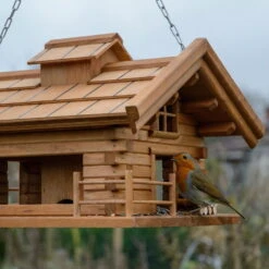 Vogelfutterhaus 'Almhütte 2.0', Braun, Holz -Garten Sicht Verkäufe 0910101449 Vogelfutterhaus Almhuette 6 96590