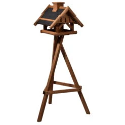 Vogelhaus Inkl. Ständer, Holz, Bernstein, 39 X 38 X 33 Cm -Garten Sicht Verkäufe 0910101485 Vogelhaus inkl Staender 5 111709