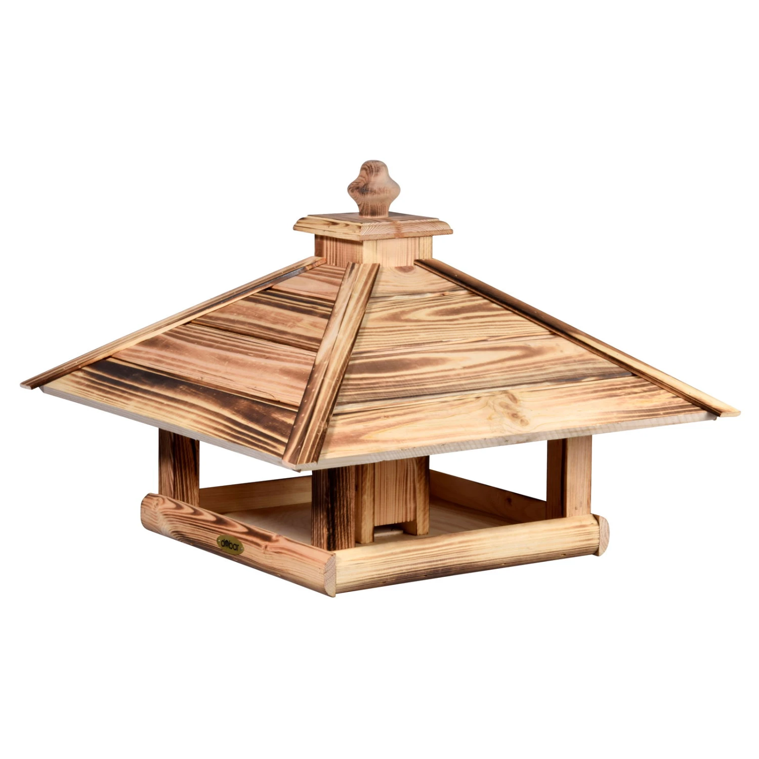 Kiefer-Vogelhaus 'Heat', Geflammt, 49 X 49 X 39 Cm 2 Kiefer-Vogelhaus 'Heat', Geflammt, 49 X 49 X 39 Cm – Bild 2