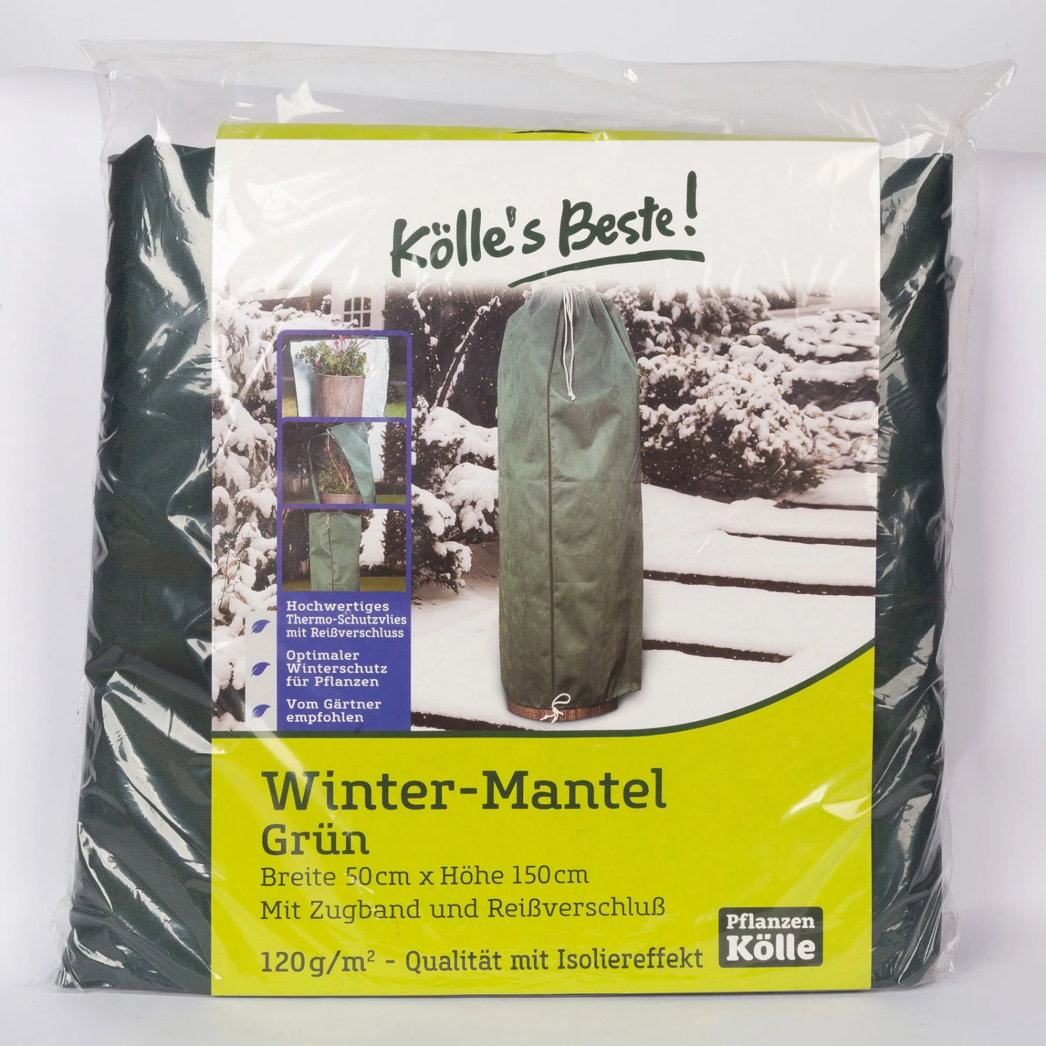 Kölle's Beste Winter-Mantel Grün, 50 X 150 Cm 1 Kölle's Beste Winter-Mantel Grün, 50 X 150 Cm