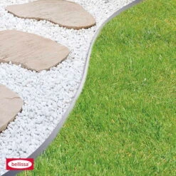 Rasenkante, Silber, Stahl, 118 X 19,5 Cm -Garten Sicht Verkäufe 0910301041 Rasenkante Metall verzinkt 5 109346