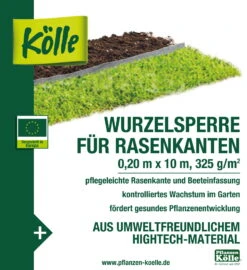 Kölle Wurzelsperre Für Rasen 0,2x10 M -Garten Sicht Verkäufe 0910301208 Koelle Wurzelsperre Rasen 0 2x10m 5 50027