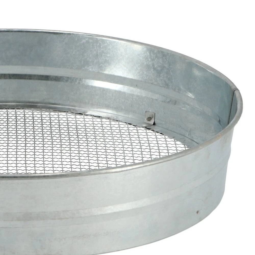Erdsieb, Silber, Verzinkter Stahl, Ca. Ø37 Cm 2 Erdsieb, Silber, Verzinkter Stahl, Ca. Ø37 Cm – Bild 2
