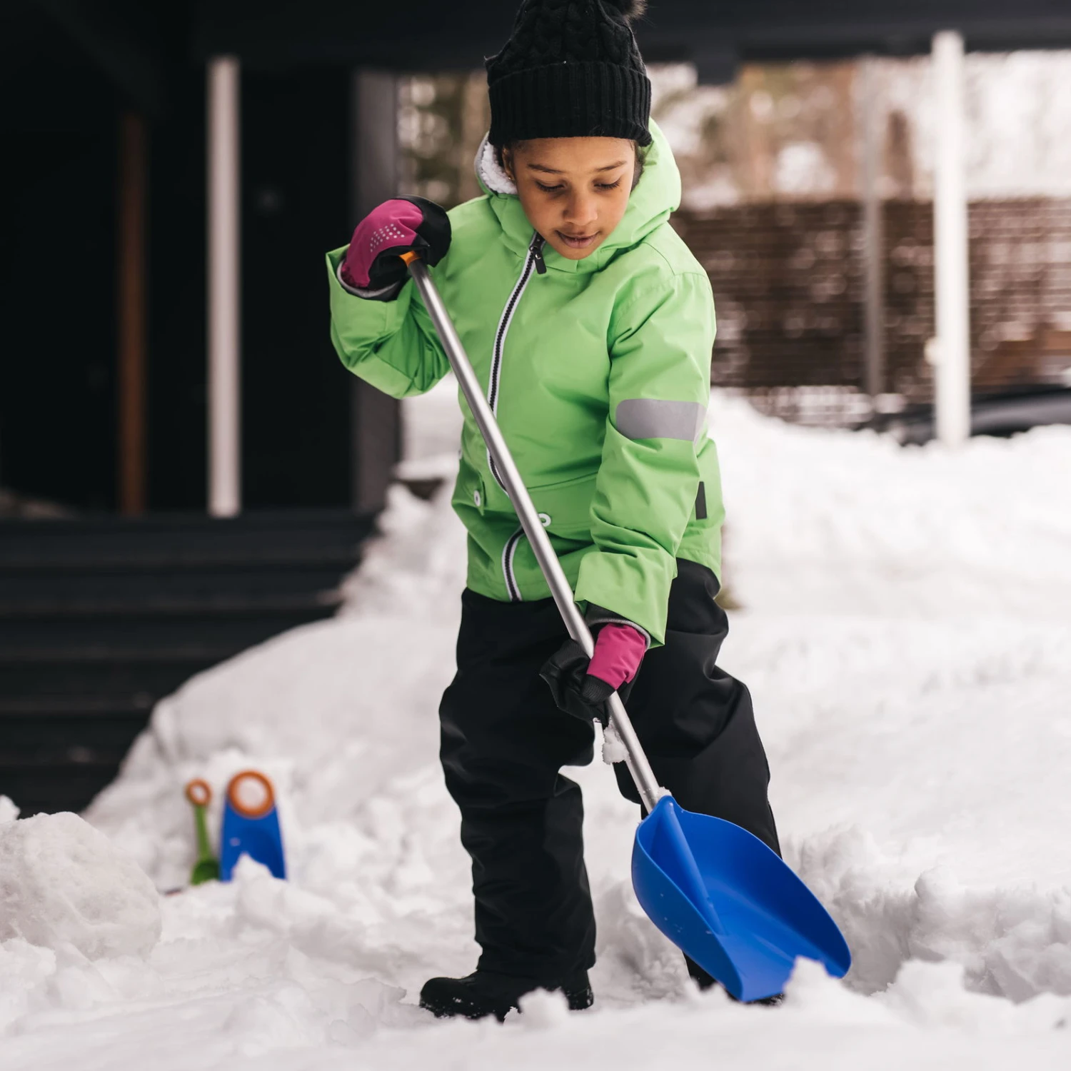 Schaufel 'MyFirst Fiskars', Blau/orange 4 Schaufel 'MyFirst Fiskars', Blau/orange – Bild 4