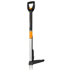 Fiskars SmartFit Teleskop-Unkraut-Stecher, Schwarz/orange, Länge 99-119 Cm -Garten Sicht Verkäufe 0920100958 SmartFit Teleskop Unkrautstecher 6 105485