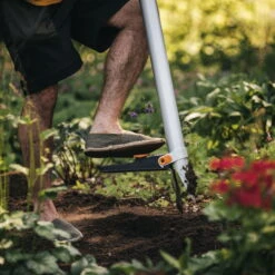 Blumenzwiebel-Pflanzer Xact, Schwarz/orange, Ca. 105 X 30 X 31 Cm