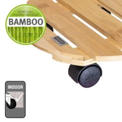 Multi Roller Bambus, 100 Kg Tragkraft, Ø 29 Cm -Garten Sicht Verkäufe 0920600474 multi roller bambus hell 5 116669