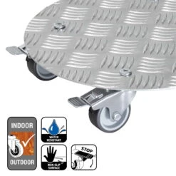 Multi Roller Alaska, Tragkraft 100 Kg, Alu, Ca. 7 X 30 X 30 Cm -Garten Sicht Verkäufe 0920600494 multi roller alaska d 5 116682