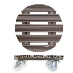 Multi Roller WPC, Tragkraft 150 Kg, Taupe, Ca. 11 X 39 X 39 Cm -Garten Sicht Verkäufe 0920600508 multi roller wpc taupe 6 116698