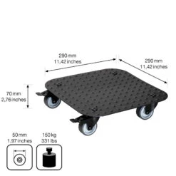 Pflanzenroller 'Alaska', Tragkraft 150 Kg, Anthrazit, Alu, 7 X 29 X 29 Cm 11 Pflanzenroller 'Alaska', Tragkraft 150 Kg, Anthrazit, Alu, 7 X 29 X 29 Cm -Garten Sicht Verkäufe 0920600517 pflanzenroller alaska 4 116724