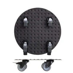 Pflanzenroller 'Alaska', Tragkraft 150 Kg, Anthrazit, Alu, 7 X 30 X 30 Cm -Garten Sicht Verkäufe 0920600518 pflanzenroller alaska 1 116733