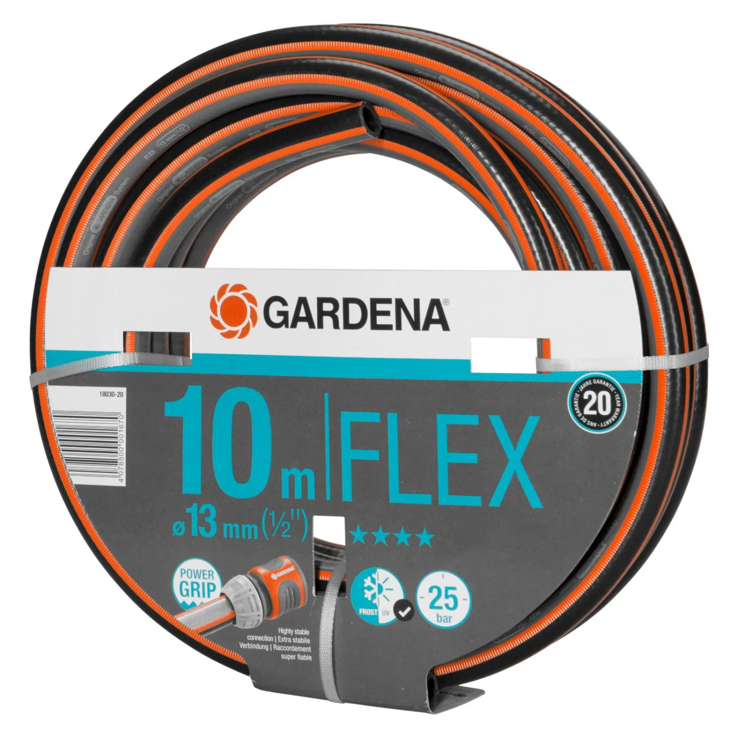 Comfort Flex Gartenschlauch, Gardena, Länge 10 M, Ø 13 Mm 1 Comfort Flex Gartenschlauch, Gardena, Länge 10 M, Ø 13 Mm