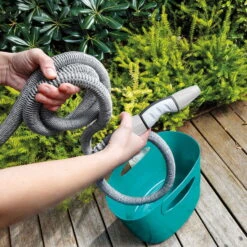 Aquapop Mit Selbstaufdehnbarem Schlauch, 5-15m, Aquamarin, Kunststoff / Polyester -Garten Sicht Verkäufe 0930200475 Aquapop mit 5 15m selbstaufdehnbarem Schlauch Aquamarin 2 58922