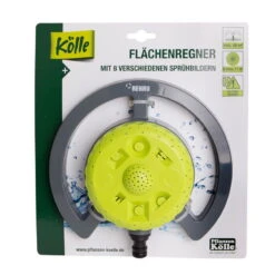 Kölle 8-Flächenregner Aus Kunststoff, Anthrazit-grün