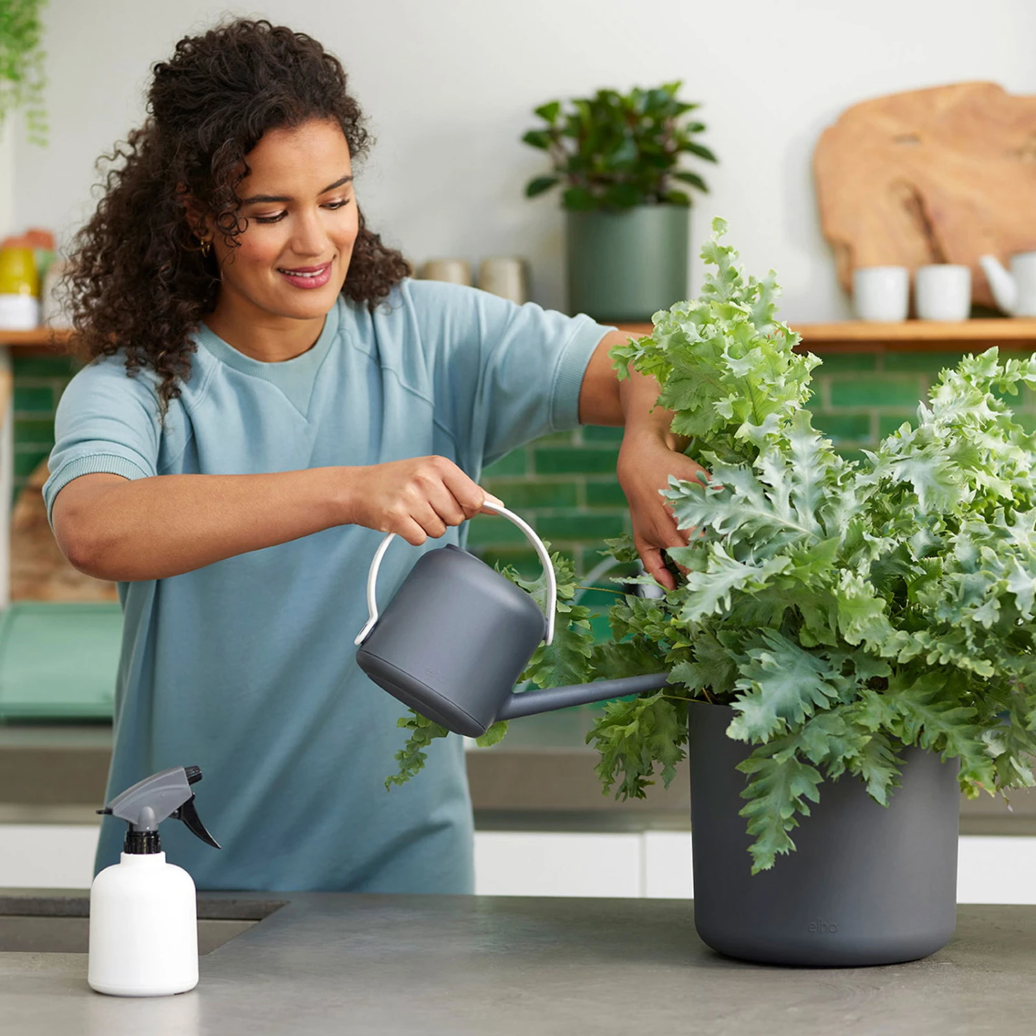 Gießkanne B.for Soft, Anthrazit, 1,7 Liter 1 Gießkanne B.for Soft, Anthrazit, 1,7 Liter