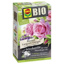 Bio-Rosen-Dünger Mit Schafwolle, Compo, 2 Kg