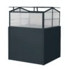 Mini-Gewächshaus, Anthrazit, 87 X 87 X 76 Cm