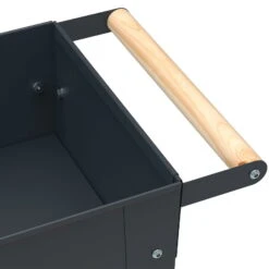 Hochbeet-Trolley Mit Rädern, Anthrazit, Metall, 75 X 35 X 80 Cm, 47 L -Garten Sicht Verkäufe 0980250141 Urban Garden Trolly auf Raedern anthrazit 2 84500