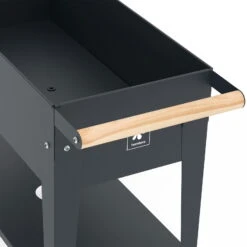 Hochbeet-Trolley Mit Rädern, Anthrazit, Metall, 75 X 35 X 80 Cm, 47 L -Garten Sicht Verkäufe 0980250141 Urban Garden Trolly auf Raedern anthrazit 5 84497