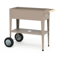 Hochbeet-Trolley Mit Rädern, Taupe, Metall, 75 X 35 X 80 Cm, 47 L 12 Hochbeet-Trolley Mit Rädern, Taupe, Metall, 75 X 35 X 80 Cm, 47 L -Garten Sicht Verkäufe 0980250143 Urban Garden Trolly auf Raedern taupe 1 84522