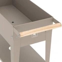 Hochbeet-Trolley Mit Rädern, Taupe, Metall, 75 X 35 X 80 Cm, 47 L 13 Hochbeet-Trolley Mit Rädern, Taupe, Metall, 75 X 35 X 80 Cm, 47 L -Garten Sicht Verkäufe 0980250143 Urban Garden Trolly auf Raedern taupe 5 84523