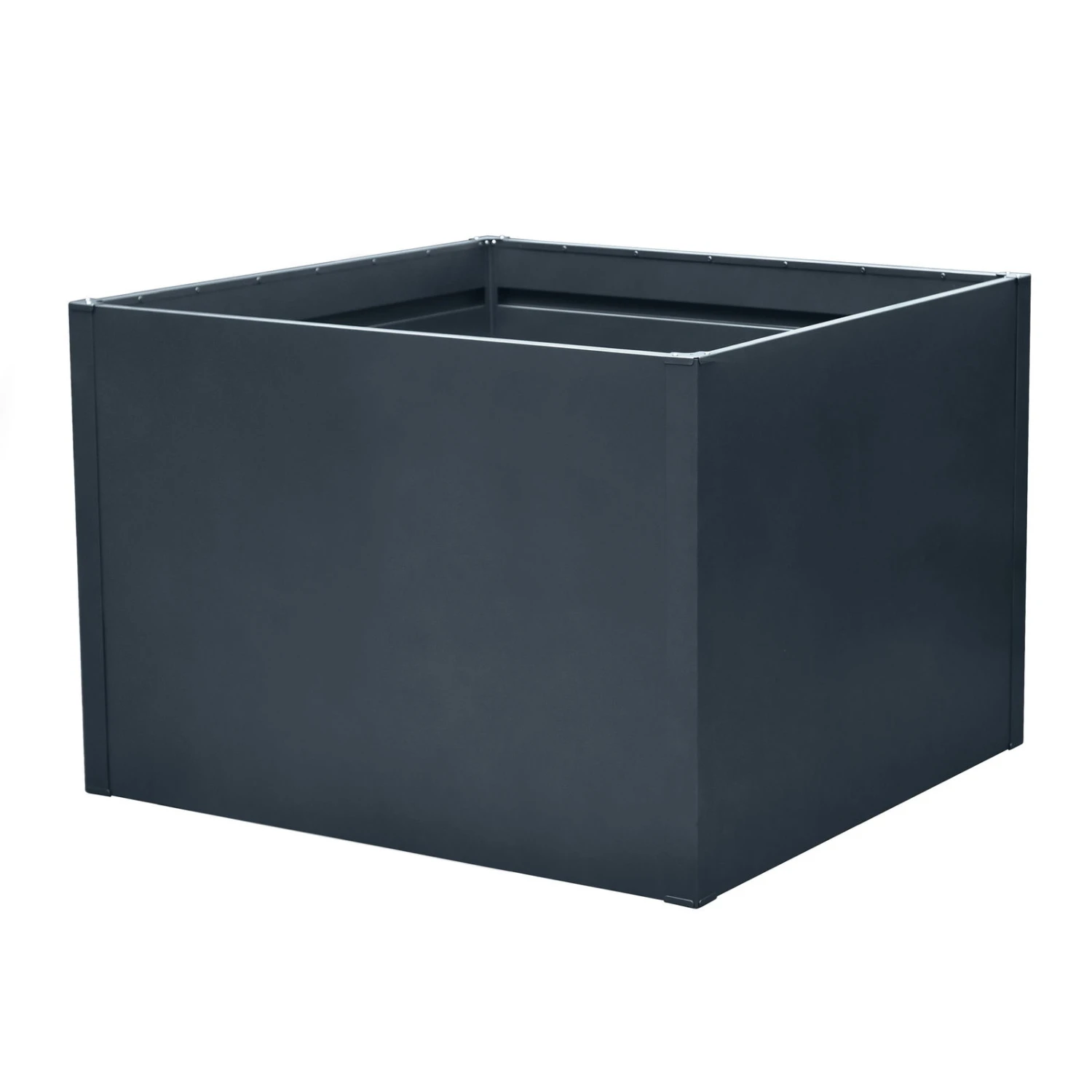 Hochbeet Mit Doppelwand, Anthrazit 1 Hochbeet Mit Doppelwand, Anthrazit