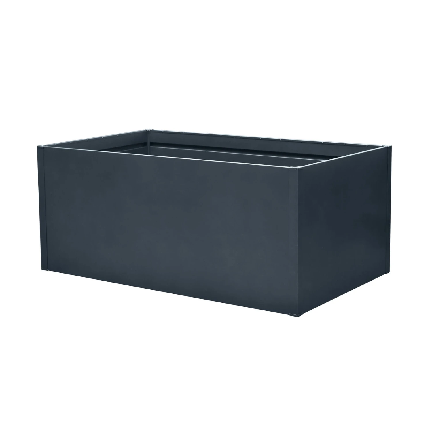 Hochbeet Mit Doppelwand, Anthrazit 1 Hochbeet Mit Doppelwand, Anthrazit