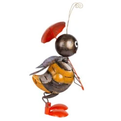 Biene Mit Regenschirm, Metall, 71 X 35 X 43 Cm -Garten Sicht Verkäufe 0980306336 Koelle Biene mit Regenschirm 1 85631