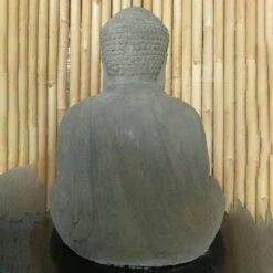 Buddha-Statue, Trockensteinguss, 53 X 40 X 65 Cm -Garten Sicht Verkäufe 0980306821 buddha aus trockensteinguss 4 123371