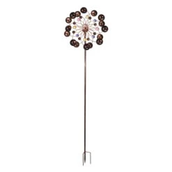 Solarwindrad Venti, Integrierte Solar Glaskugeln, Höhe 130 Cm -Garten Sicht Verkäufe 0980403912 Windrad Venti1 64771