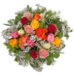 Blumenstrauß 'Liebesbotschaft' Inkl. Gratis Grußkarte -Garten Sicht Verkäufe 1110600027 Liebesbotschaft D33cm 3 4831