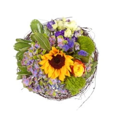 Blumenstrauß 'Sonnenkind' Inkl. Gratis Grußkarte -Garten Sicht Verkäufe 1110600051 Sonnenkind D25cm 2 5590