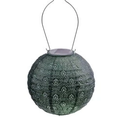 Solarlaterne 'Round 20', Grün, Ø 20 X 18 Cm