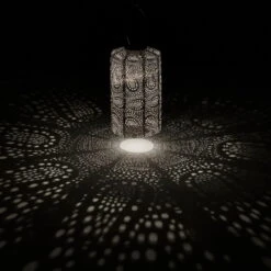 Solarlaterne 'Cylinder 18 Mandela', Petrol, Ø 18 X 33 Cm -Garten Sicht Verkäufe 2950100690 2950100691 2950100666 2950100667 Cylinder 18 105787