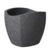 Pflanzgefäß "Wave Globe Cubo" Schwarz