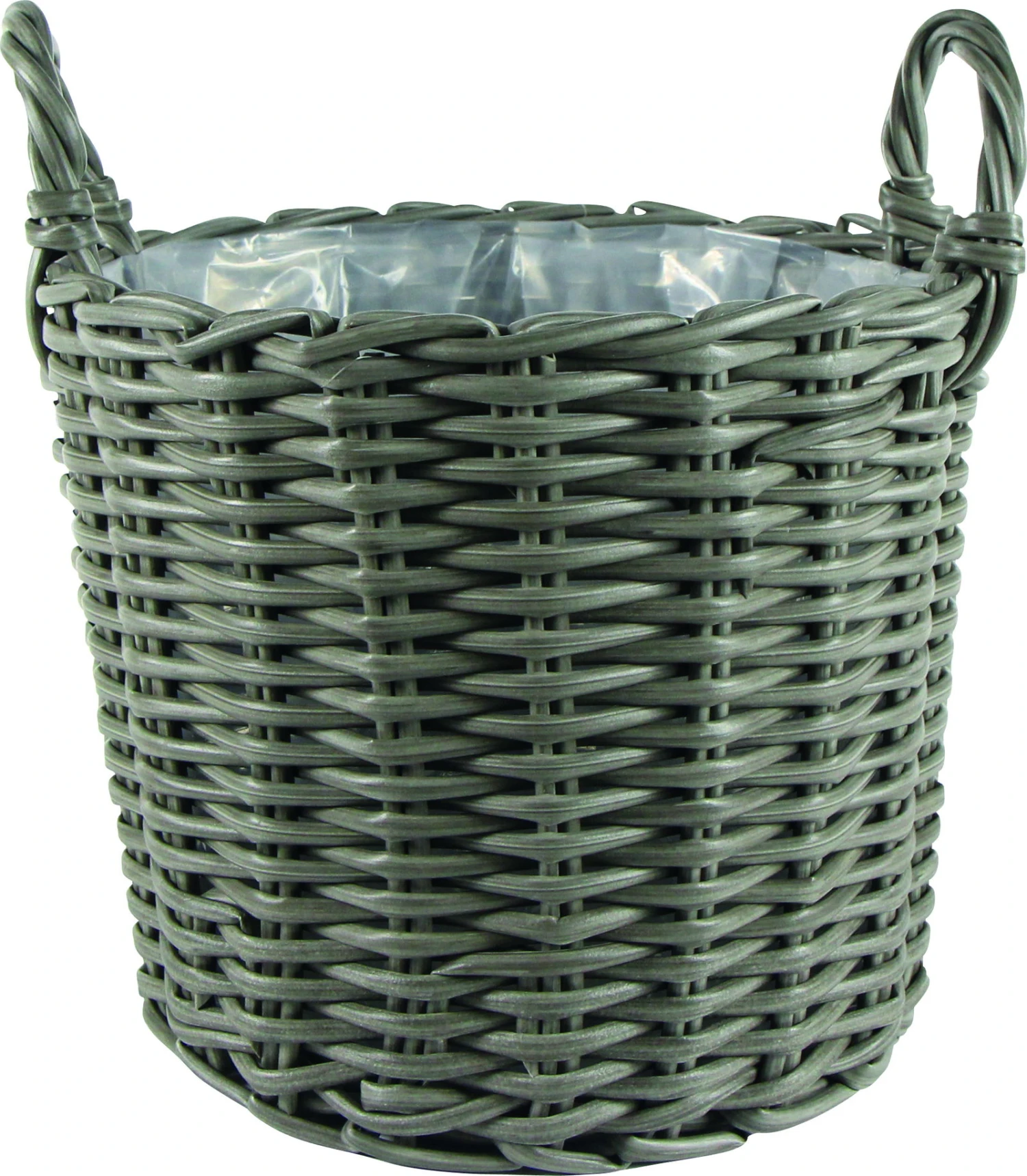 Kölle Pflanzkorb Mila, Grau, D 46 X H 34 Cm 1 Kölle Pflanzkorb Mila, Grau, D 46 X H 34 Cm