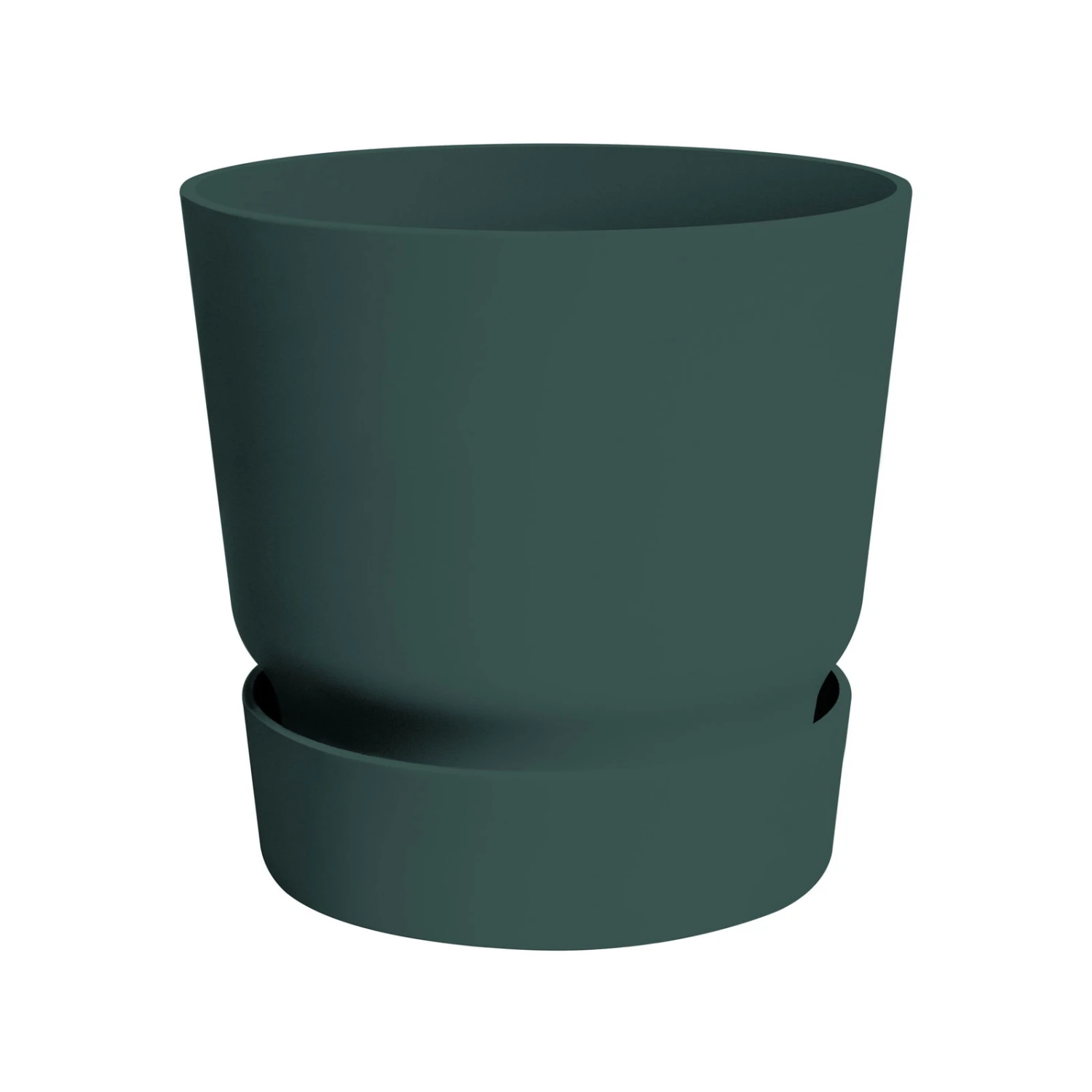 Pflanzgefäß „Greenville Round 25“ In Leaf Green Von Elho 1 Pflanzgefäß „Greenville Round 25“ In Leaf Green Von Elho