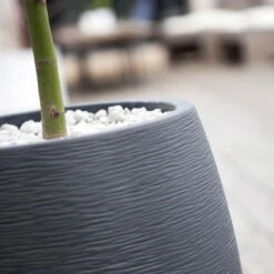 Pflanzgefäß Graphit Egg, Anthrazit, Wasserdicht, Robust -Garten Sicht Verkäufe 3210103698 Pflanzgefaess Graphit Egg anthrazit D50xH60cm 53Ltr 2 62075