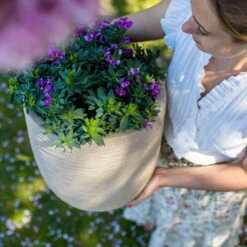 Pflanzgefäß 'Rib', Beige -Garten Sicht Verkäufe 3210104126 3210104127 pflanzgefaess rib beige 1 116923