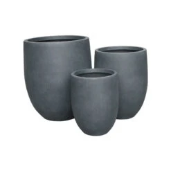 Kölle Pflanzgefäß "Dongola" In Granit, Aus Clayfibre, Frostsicher, Leicht