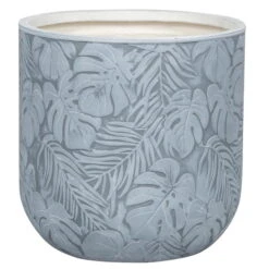 Pflanzgefäß 'Chester 08', Hellgrau