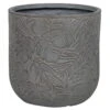 Pflanzgefäß 'Chester 08', Dunkelgrau