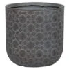 Pflanzgefäß 'Chester 02', Dunkelgrau, Ø 25 X H 25 Cm
