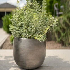 Pflanzgefäß 'Rowen', Silber, Ø 42 X H 41 Cm 12 Pflanzgefäß 'Rowen', Silber, Ø 42 X H 41 Cm -Garten Sicht Verkäufe 3210801625 3210801626 3210801627 3210801628 Pflanzgefaess Rowen silber 8 115004 2