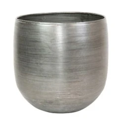 Pflanzgefäß 'Rowen', Silber, Ø 38 X H 30 Cm -Garten Sicht Verkäufe 3210801626 Pflanzgefaess Rowen silber D 38 x H 30 cm 115011