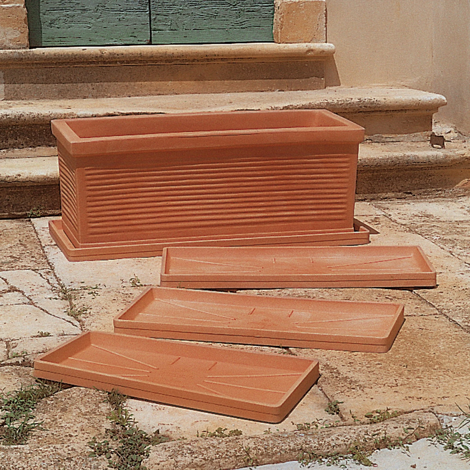 Euro 3 Plast Untersetzer "Millerighe" Terra, 60 Cm 1 Euro 3 Plast Untersetzer "Millerighe" Terra, 60 Cm