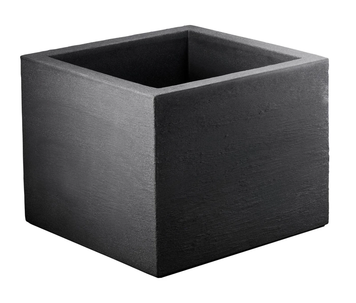 Pflanztrog 'Kubus', Anthrazit, 30 X 30 X H 27 Cm 1 Pflanztrog 'Kubus', Anthrazit, 30 X 30 X H 27 Cm