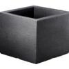 Pflanztrog "Kubus" Anthrazit, Ca. 40x40x34 Cm, Füllvolumen 25 L